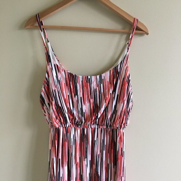 Bobeau maxi dress striped strap lined‎ knit size XS - Picture 4 of 7